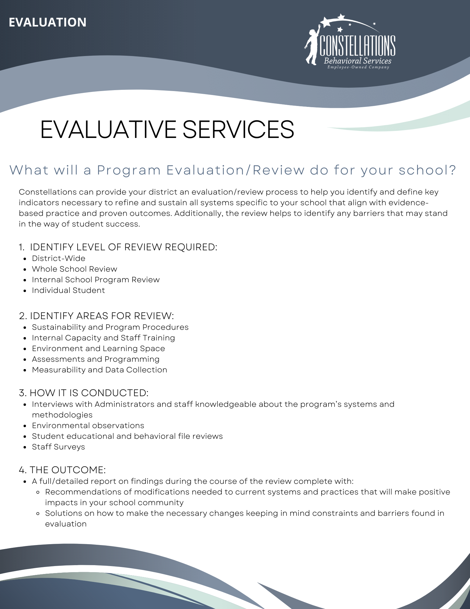 Evaluative Services